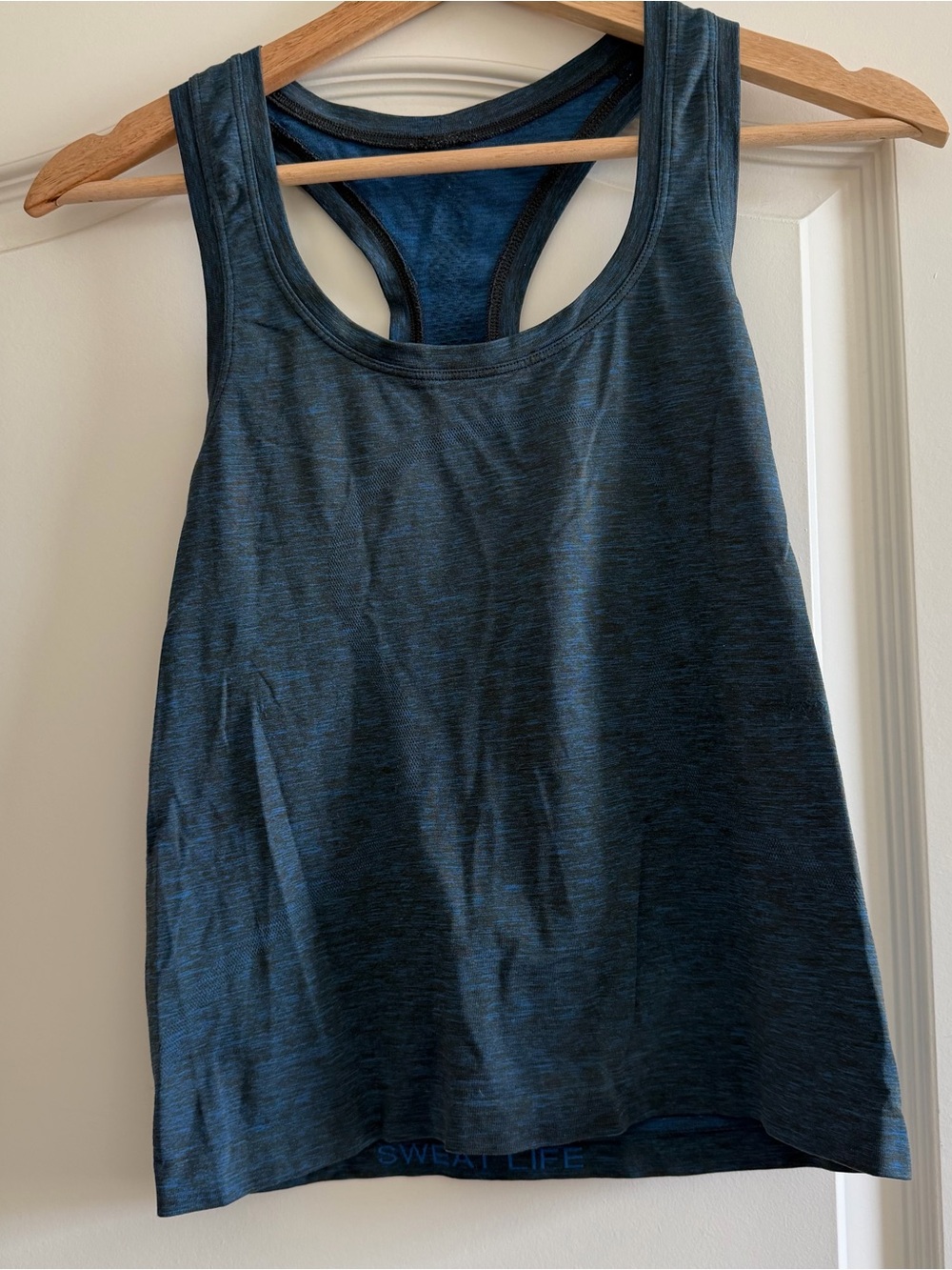 lululemon athletica heathered navy Swiftly tank